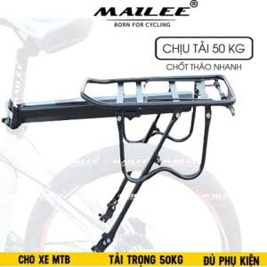 Baga yên sau xe đạp MTB địa hình với chốt gắn nhanh chất liệu thép trọng lượng chở tối đa 50 kg - KAVISOTA