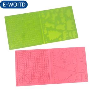 E-WOITD 3D In Ấn Bút Silicone Mat DIY Sáng Tạo Vẽ Mẫu Pad Với Nhiệt Bằng Chứng Ngón Tay Tay Áo Công Cụ Nghệ Thuật Món Quà Giáng Sinh Cho Trẻ Em