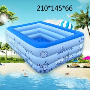 Childrens Infants Summer Bath Pool Environment-friendly PVC Bubble Bottom Inflatable Swimming Pool