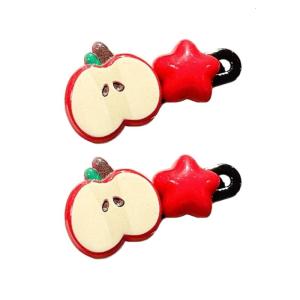 2 cái/gói Mũ trẻ em kẹp tóc hình ngôi sao kẹp tóc màu kẹo thời trang tóc phụ kiện cho trang phục hàng ngày