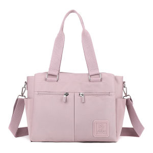 Túi tote nylon nữ dung tích lớn phong cách casual mẫu mới nhẹ đeo vai nhiều ngăn tiện dụng đeo chéo.