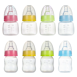 Portable Feeding Nursing Bottle BPA Free Safe Infant Nursing Nipple Care Feeder Juice Milk Bottles PP- Plastics