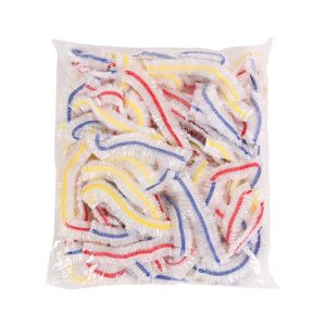 100PCS Disposable Food Cover Kitchen Food Grade Fresh-keeping Plastic Bag Dust Elastic Cover Wrap Storage Bag Colorful