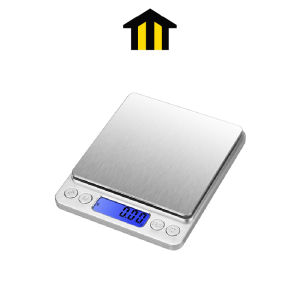 MONZA เครื่องชั่งอิเล็กทรอนิกส์ เครื่องชั่งดิจิตอล อุปกรณ์ประมวลนํ้าหนัก Superior Mini Digital Platform Scale No.Y1806