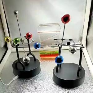 Newton Pendulum Ball Perpetual Motion Machine Magnetic Levitation Chaos Small Ornament Office Desk Creative Home Decoration Modern Simple