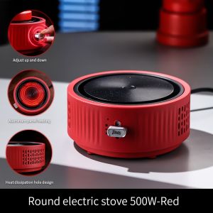 BINCOO Coffee Electric Stove Hotplate Specialised Heating Base for Moka Pots Two-Speed 500W