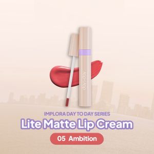 IMPLORA Day To Day Make Up Lite Matte Lip Cream || Lipstick || Lip Cream Matte Implora Day To Day Original BPOM
