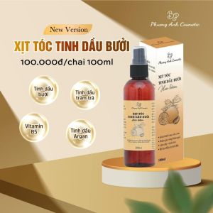 XỊT TÓC TINH DẦU BƯỞI 100 ml PHƯƠNG ANH - Hỗ trợ giảm rụng mọc tóc giúp tóc chắc khoẻ -CHÍNH HÃNG DATE MỚI