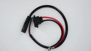 Charging Socket for E-Bike Battery Charger with Universal Three Hole 12AWG Electric Vehicle Connector Plug Charging Port