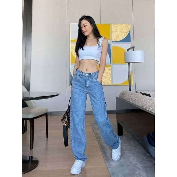 FARAH DENIM Baggy Pants w34 OVY Farah Jean | Wide (Canyon