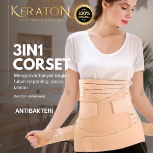 Korset Pelangsing 3in1 Stagen Korset melahirkan Pengecil Perut Postpartum Recovery Corset