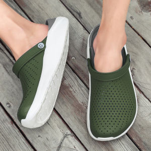 QJshop   มาใหม่🎁รองเท้าผู้ชายเสริมส้น รองเท้าแบบรัดส้นมีสีให้เลือก4สีทูโทนแบบเท่ๆแถมพืนนิ่มใส่สบายเท้าสุดๆๆทรงรองเท้าสวยดีไซน์เก๋สุดๆๆ ตำด่วนน🏆