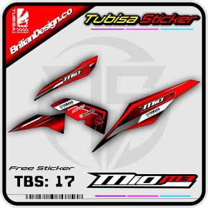 Sticker Striping Variasi Mio M3 - Stiker Striping Motor Mio M3 Desain Racing. TBS.17