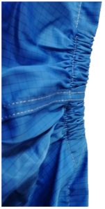 Chambers Professional Premium Cleanroom ESD Antistatic Jacket [Design: Normal Collar: Wing Style Color: Royal Blue Made in: Malaysia]