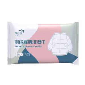 Portable wet wipes clothing dry cleaning agent down jacket cleaning