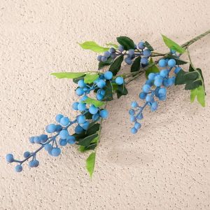 DOWNA Multicolor Christmas Berry Branches 70cm DIY Christmas Decorations  Floral Arrangement Artificial Red Berry For Christmas