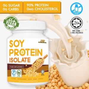 Ready-made inventory  Pharmanutri Soy Protein Isolate 1kg 33 ser(Unflavor) 91% Protein/Serving - Vegan Protein Myprotein Shaklee ESP Soluxe