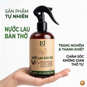 300ml Nước lau bàn thờ Quế Trà My giải pháp an toàn và tinh khiết cho không gian thờ cúng