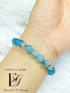 กำไลหินมงคล เจมซิลิกา คาลซิโดนี กรีนอเวนจูรีน - หินแห่งความสมหวังดังปรารถนา ดึงดูดเพศตรงข้าม นำพาซึ่งโอกาสใหม่ๆเข้ามา