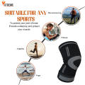 Knee Support Brace Adjustable Compression Sleeve for Gym Sports Running Arthritis Joint Pain Relief. 
