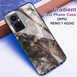 OPPO RENO 7 4G/5G - SoftCase Glass Kaca - [ A35 ] - Pelindung Handphone Hp OPPO RENO 7 4G/5G - Casing Hp OPPO RENO 7 4G/5G - Case Handphone - Bisa Bayar Di Tempat - COD!!