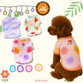 áo thun nhiều hoa hoa cho chó mèo - T3 PETS SHOP. 