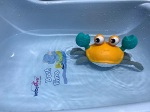 [/ Local Seller] Cartoon Big Crab Baby Bath Toys Cute Swim Cable Learning to Walk Bathtub Clockwork Toys Water