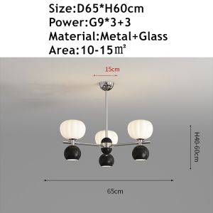 Modern Minimalist Led  Ceiling Lights Living Room Decoration Dining Room Bedroom Cream Pendant Lights Home Indoor Lighting Fixtures