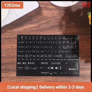 【Local shipping】 English 120 Keys Matte Standard Waterproof Keyboard Stickers Letter Alphabet