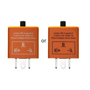 Đèn báo rẽ xe mô tô blinker điện tử đèn LED điều chỉnh tần số flasher-Relay đèn báo nhanh chóng hyper-flash