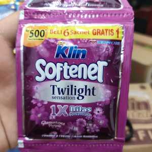 SOKLIN SOFTENER PEWANGI 500 14ml 1 RENCENG ISI 12 - 14 Sachet