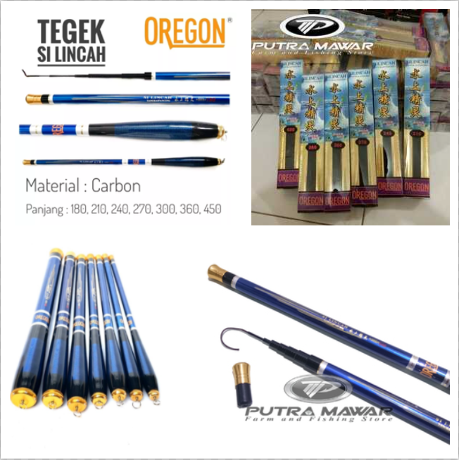 Jual joran tegek salmon pole carbon di Seller Gudang Pancing Medan -  Helvetia, Kota Medan