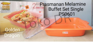 Prasmanan Melamine / Buffet Set Single PS0601 / Golden Dragon / Melamine