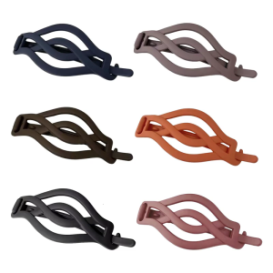 Modern Ponytail Claw Hair Clip Barrettes Clamp Wide Hair Adornment Hair Ornaments Fun Hairpin for Girls Casual Wear