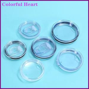 Colorful Heart ฝาขวดพลาสติกขนาด20 30ออนซ์ฝาครอบขวดปิดผนึกกันน้ำกระเด็นฝาครอบถ้วยสำหรับ OZARK Trail artic CUP Accessories