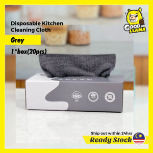20pcs Microfiber Kitchen Cleaning Cloth Disposable Towel Reusable Soft Rug Strong Oil Water Absorbent Cloth