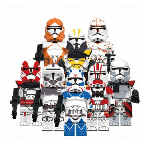 มินิ บล็อกตัวต่อ Figure ของเล่นเด็ก - สงครามอวกาศ Mini 501th ARC Captain Grey สบ.กร