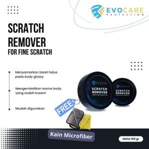 Scratch Remover Penghilang Baret Body Motor Mobil Helm Compound Penghilang Baret Halus - Evocare Protection