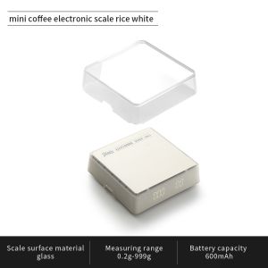 BINCOO Electronic Coffee Scale Coffee Bean Weighing Smart Hand Brewing Mini Portable Scale Coffee Utensils