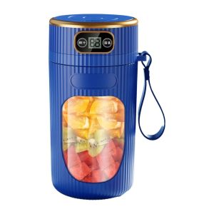 Mixer Machine LED Digital Display Electric Juicer Rechargeable Portable Smoothie Blender 400ml Wireless Juicer Summer