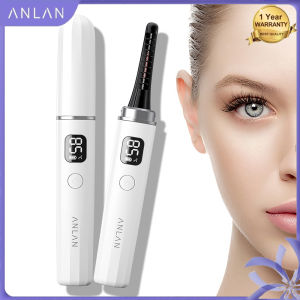 ANLAN Double Sided Electric Eyelash Curler PRO Rechargeable 65/75/85℃ Heated Eyelash Curling Pen Long-Lasting