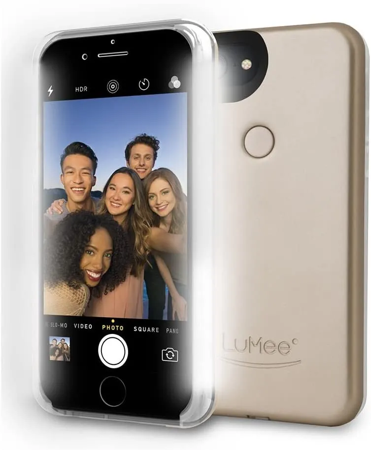 LuMee Two Selfie Phone Case LED Lighting Variable Dimmer Shock