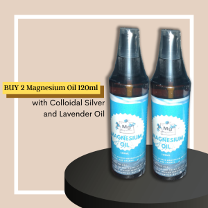 Buy 2 for 250 - Magnesium Oil Spray with Colloidal Silver 120ML