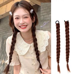 Tóc giả tết thắt bính J100 😍FREESHIP😍 tóc tết thắt bím tóc giả thắt bím