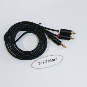 Cáp 3.5 ly ra 2 AV (Cáp loa 1 ra 2) / Cáp dài 1.5m