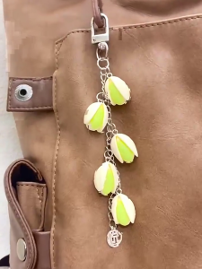 Creative Pistachios Keyring Ornament Creative Key Decoration Ideal for Travel School or Home Use with Playful Charm