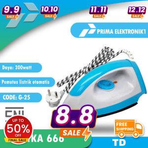 Murah Setrika Listrik Dry Iron TD-333 Produk Nasional National Cepet Panas PE 1