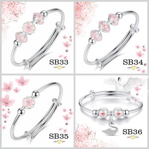 POS DARI KL - SB33 / SILVER BRACELET / BRACELET / BANGLE BRACELET / RANTAI / GELANG TANGAN PEREMPUAN / PLATED / FASHION
