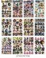 ANIME 210 PIECES STICKERS Haikyuu ONE PIECE Jujutsu Kaisen ATTACK ON TITAN Naruto GENSHIN IMPACT. 