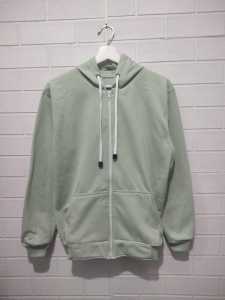 Jaket wanita zipper fleece katun polos Oixs Cloth